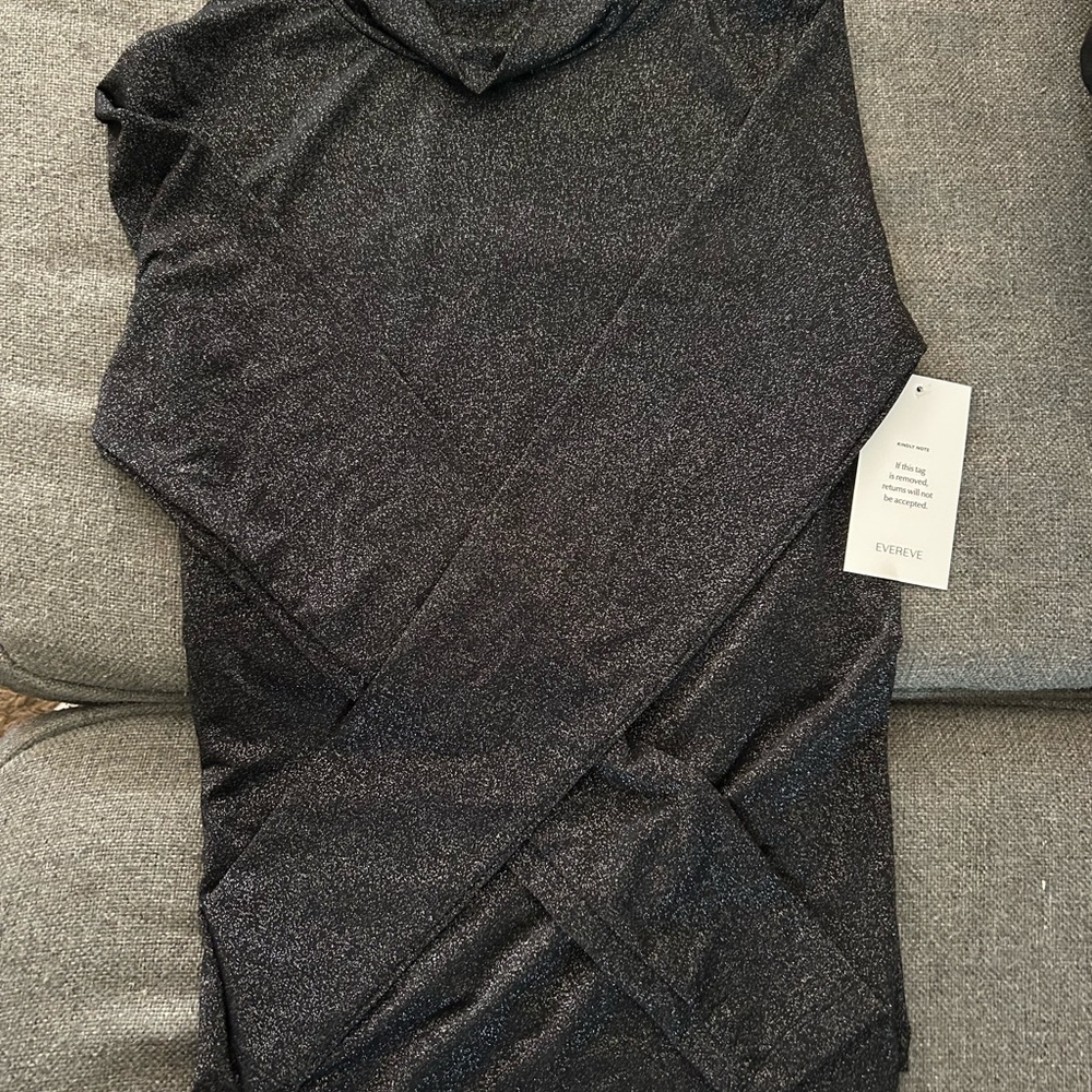 Elegant Black Shimmer Top
